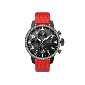Crimson Apex Chronograph Watch